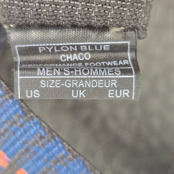 Chaco Mens Updraft Sandals Size 13 Outdoor Hiking Water Sport Straps Pylon Blue - Picture 8 of 8